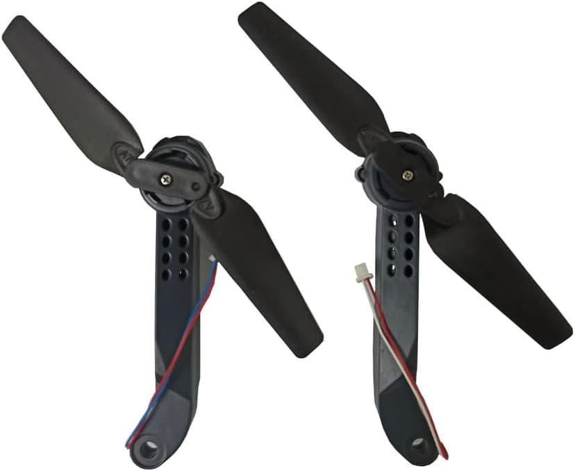 RC Quadcopter Spare Parts Axis Drone Arms with Propellers FPV Racing Drone Arms Comaptible with E58/L800/JY019/S168 RC Hobby, 4pcs Included