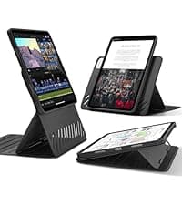 ESR for iPad Pro 12.9 Case (6th/5th Generation, 2022/2021), Removable Magnetic Cover, Adjustable Portrait/Landscape Stand with Raised Display View, 9 Standing Angles, Shift Series, Brown