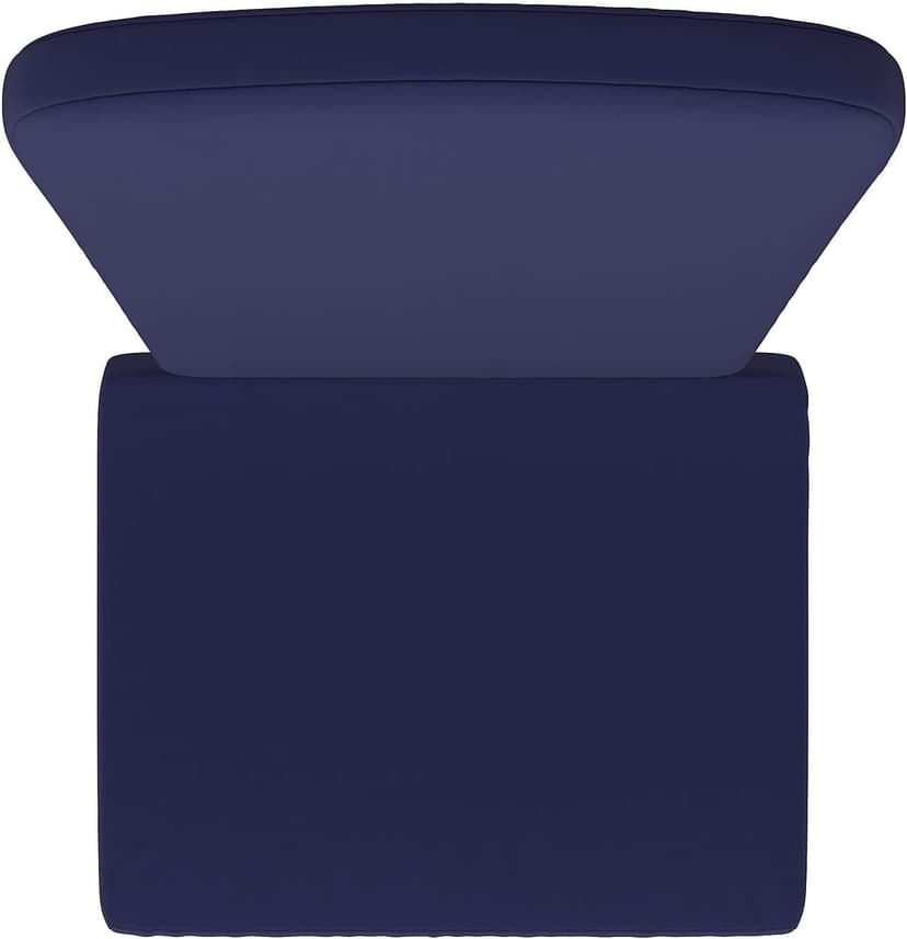 Flash Furniture Charlestown Set of 2 Adirondack Chair Cushions - Blue Fabric Cushions - 2" Thick Padding - Indoor/Outdoor - Patio Chair Replacement Cushions