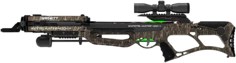 Barnett Whitetail Hunter Crossbow, with 4x32mm Multi-Reticle Scope, 2 Arrows, Lightweight Quiver