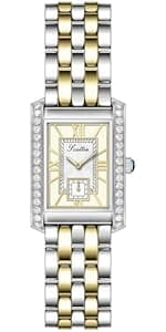 LOREO Women's Diamond Automatic Mechanical Rose Gold Stainless Steel Sapphire Waterproof Lady's Elegant Blue Watch