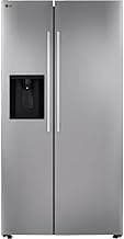 LG 27 cu. ft. Side-by-Side Standard Depth Slim in Door Ice and Water Dispenser in PrintProof Stainless Steel Wi-Fi Enabled LS27T3230S