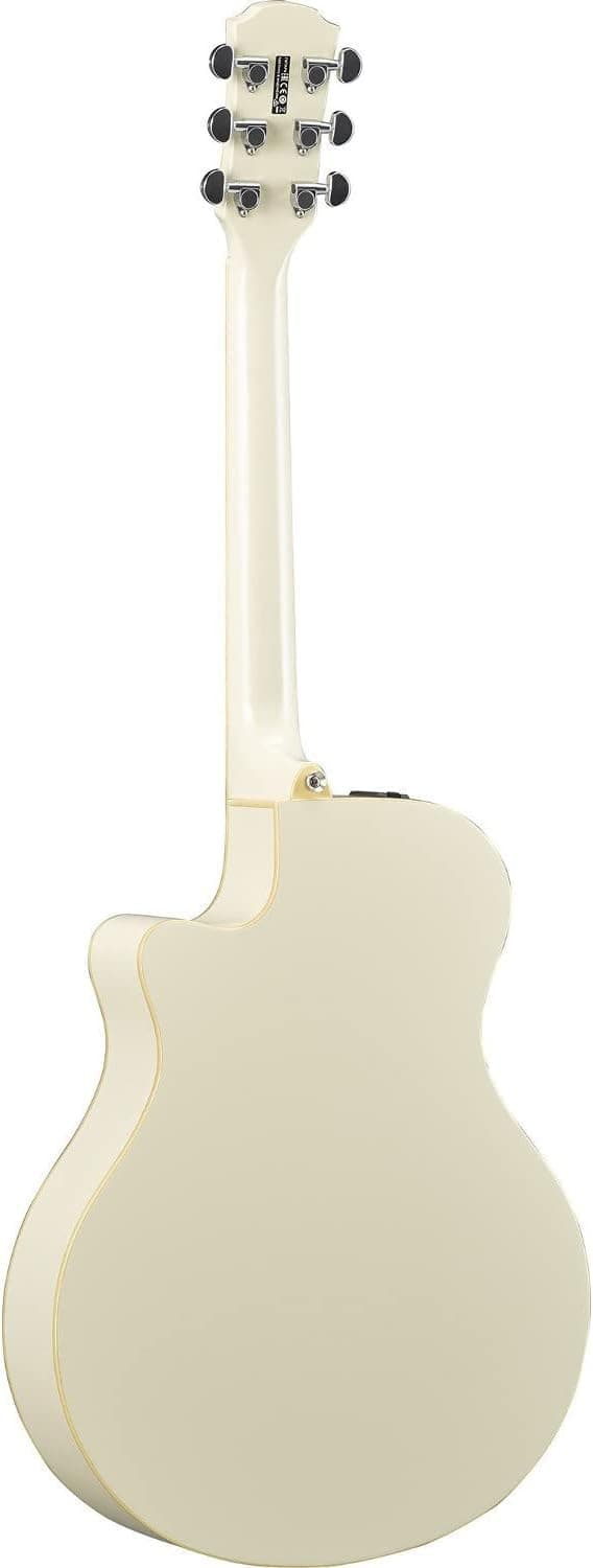 Yamaha APX600 VW Thin Body Acoustic-Electric Guitar, Vintage White