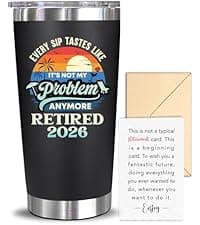 NewEleven First Christmas Retirement Gifts For Men 2025 - Coworker Leaving, Goodbye Gift, Farewell Gifts For Coworkers, Friends, Dad, Grandpa - Retirement Gift From Friend, Colleague - Whiskey Glass