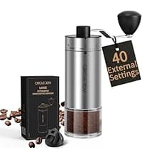 CIRCLE JOY Gravity Electric Salt and Pepper Grinder Set Automatic Salt and Pepper Grinder Set with LED Light, Battery Operated, Adjustable Coarseness, Large Capacity, for Home Kitchen BBQ, Black B0DFY5TNFX