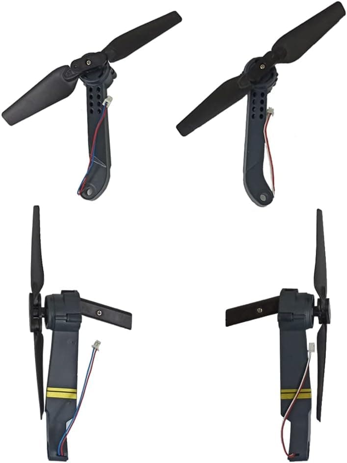 RC Quadcopter Spare Parts Axis Drone Arms with Propellers FPV Racing Drone Arms Comaptible with E58/L800/JY019/S168 RC Hobby, 4pcs Included
