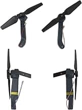 RC Quadcopter Spare Parts Axis Drone Arms with Propellers FPV Racing Drone Arms Comaptible with E58/L800/JY019/S168 RC Hobby, 4pcs Included