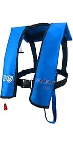 HWAYAN Automatic Inflatable Life Jacket | Inflatable PFD Jackets for Adults|Kayak Life Vest | for Outdoor Water Sports | Fishing Sailing | Jet Skiing | Supports up to 330 lbs