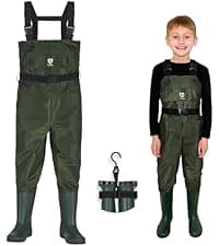 TIDEWE Hunting Waders with Boot Hanger & 600G Insulation, Waterproof Cleated Neoprene Bootfoot Fishing Chest Waders