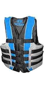Hardcore Life Jacket 2 Pack Paddle Vest for Adults; Coast Guard Approved Type III PFD Life Vest Flotation Device; Jet ski, Wakeboard, Kayak; Ideal Extra Pontoon Boat Life Jacket