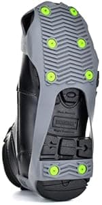 Winter Walking Low-Pro Ice Cleat, Heavy-Duty Industrial Grade Traction Aid for Walking on Snow and Ice (1 Pair)