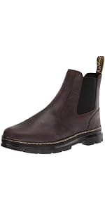 Dr. Martens unisex-adult Embury Leather Chelsea Boot