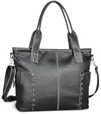 Sling Shoulder Bag for Men and Women, Genuine Leather Messenger Bag Satchel for Business Outdoor and Travel Laptop Case