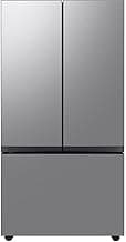 Samsung 24 Cu. Ft. Bespoke Counter Depth 3-Door French Door Refrigerator with AutoFill Water Pitcher, Stainless Steel, RF24BB6200QLAA