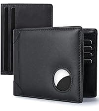 Swallowmall Mens Wallet Rfid Blocking Leather Wallet for Men Bifold Wallets with 1 ID Window 16 Card Slot