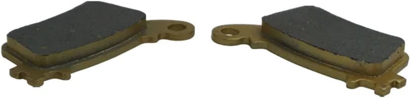 Front And Rear Brake Pads For Motorcycle Models 2006-2016 1000cc Sport Bikes 2009-2016 Adjustable Performance Brake Components(Gold)