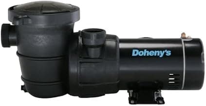 Doheny's 1.5 HP Above Ground Swimming Pool Pump | 115V, 83 GPM (1.2 THP) | Stainless Steel Shaft, Reinforced Thermoplastic, Low-Noise, High-Efficiency | 1.5" Internal & 2.5" External Threading