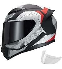 Full Face Motorcycle Helmet WS-607 DOT Approved Motorbike Racing Street Bike Helmets for Adults with Visor
