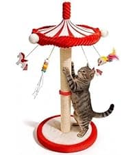 Cat Tube with Kitten Toys for Indoor Kittens, Collapsible Play Tunnel, Cat Gifts Cat Tunnel Bed with 40 Pcs Interactive Cat Toys, White B0FB9CN22D
