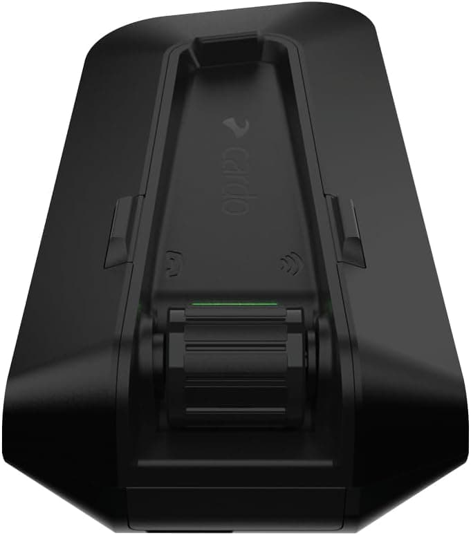Cardo PACKTALK PRO Motorcycle Helmet Communication System Intercom, Crash Detection, Auto On/Off, Air Mount, 45mm Speakers, Single Pack