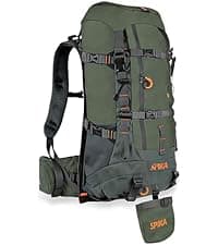 SPIKA Hunting Backpacks for Men, Meat Hauler Frame Pack with Rifle Holder, 40L/80L Extendable + Capacity for Bow Rifle Gun