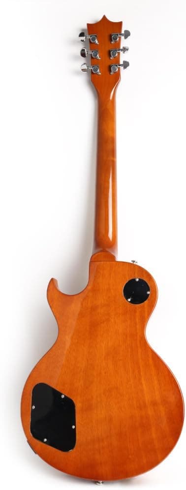 Fojill Solid Body Full Size 39 Inch LP Electric Guitar Roasted Canadian Maple Neck Fretboard Mahogany Body Stainless Frets