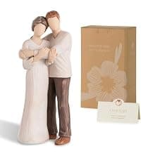 Hand-Painted Shoulder-Ride Sculpture in Gift Box for Father's Day, Birthdays, Christmas, Weddings and Home Display Storieme Father Daughter Figurine, Gift for Dad Birthday from Daughter B0F8V8VJNH