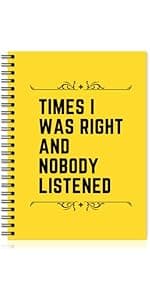 My Favorite Coworkers Gave Me This Hardcover 160 Pages Spiral Notebook, Funny Coworker Leaving Gifts, Sarcastic Farewell Gifts, Goodbye Gifts for Coworker, Coworker Birthday Gift, New Job Gifts