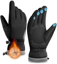 SIMARI Winter Waterproof Warm Gloves Women Men with Touchscreen Fingers, Ski Snow Windproof for Cold Weather Thermal, for Running Hiking Driving Cycling Outdoor Sports Daily Work