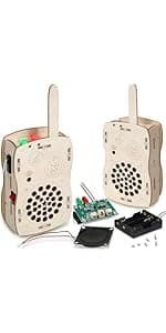 Stem Projects Toys for Boys age 8-12 12-14 Science Kit Building Own Bluetooth Speaker & FM Radio DIY Electronics Kit Science Experiments Kid 9-12 Boy Toys Birthday Gift 8 9 10 11 13 Year Old Teen Girl