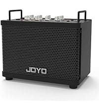 JOYO Mini Amp 5W Portable Plug in Practice Electric Amp Bluetooth Rechargeable Combo Guitar Amplifier Built-in 4 Effects Clean, Overdrive, Distortion, Reverb (JA-05G) B0CNRGCG3Z