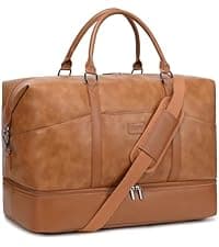 Faux Leather Messenger Bag for Men | 17-17.3 Inch Leather Mens Laptop Bag Leather Briefcasen Convertible Backpack 3 in 1 Computer Handbags Work Bag Shoulder Crossbody Bag Office | Vintage Brown