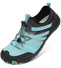 LeIsfIt Womens Wide Diabetic Shoes Adjustable Barefoot Walking Shoes Breathable Zero Drop Sneakers for Wide Width Arthritis Edema Feet