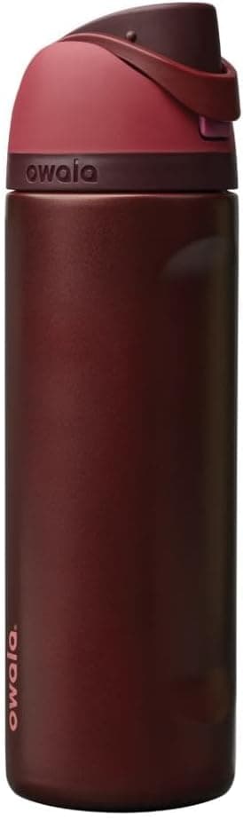 Owala FreeSip Stainless Steel Water Bottle 24 oz Black Cherry B0FJN3BTPV