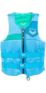 Jetpilot Women’s Lifevest. Armada Neoprene Coast Guard Approved Life Jacket PFD