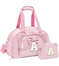 Girl Gifts, Kids Overnight Bag, Birthday Gifts for Women Daughter Sister Friends 8 9 10 11 12 13 14 15 16 17 18 Year Old Girl Duffle Bag Teen Girl Gifts Trendy Stuff Initial Travel Weekender Dance Bag B0DT6QHCXW