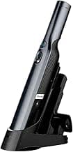 Shark WV201 WANDVAC Handheld Vacuum (Renewed) Lightweight at 1.4 Pounds with Powerful Suction, Charging Dock, Single Touch Empty and Detachable Dust Cup (WV201BLK Black)