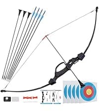 Archery Bows and Arrows Set for Adults, Recurve Bow Set for Adult Beginner & Youth, Takedown Hunting Bow and Arrow Set Outdoor, 30 40 Lbs Right Hand, Aluminum Alloy Bow Riser
