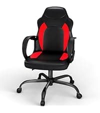 AnyGod Executive Office Chair, Comfy Ergonomic Computer Desk Chairs with Flip-up Armrests, Lumbar Support, High Back, 360° Swivel and Rocking Function for Home Office