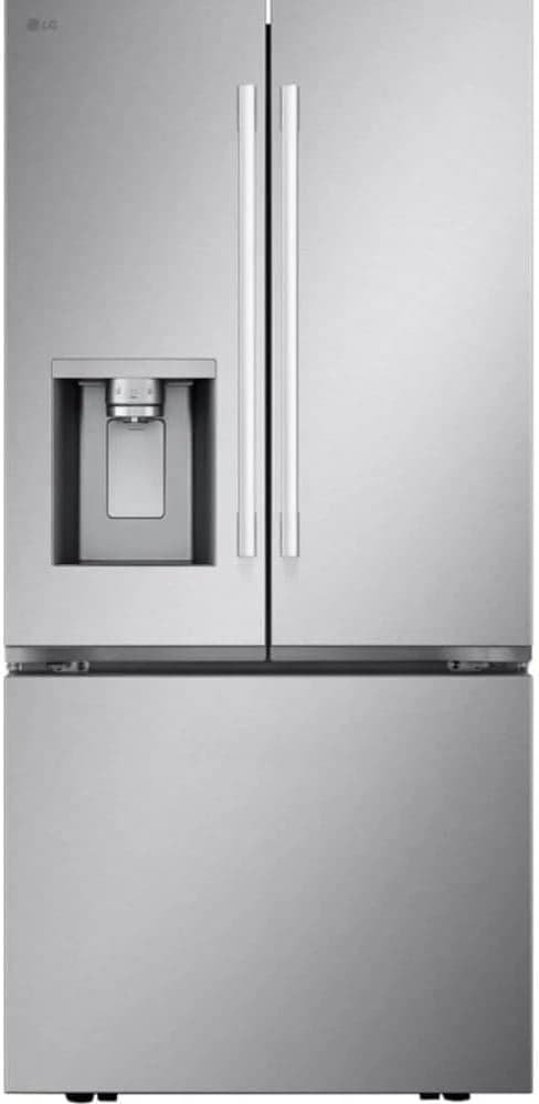LG LF25H6330S 24.5 cu ft French Door Refrigerator – External Water & Ice Dispenser, White