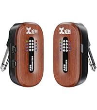 Xvive A58 Wireless Guitar System 5.8GHz Wireless Guitar Transmitter Receiver for Active or Passive Pickup Electric/Acoustic Bass Guitar