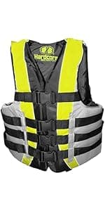 Hardcore Life Jacket 2 Pack Paddle Vest for Adults; Coast Guard Approved Type III PFD Life Vest Flotation Device; Jet ski, Wakeboard, Kayak; Ideal Extra Pontoon Boat Life Jacket