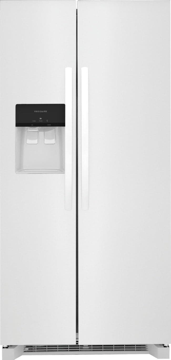 Frigidaire 22.3 cu. ft. 33 in. Side by Side Refrigerator in White, Standard Depth FRSS2323AW