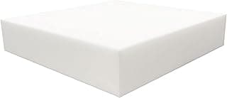FOAMYFOAM High Density 4 inch Thick, 24 inch Wide, 24 inch Long Upholstery Foam, Cushion Replacement