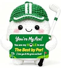 Unique Golfing Gifts for Male Boss Dad Teen Boys Gag Golf Accessories Birthday Christmas Positive Crochet Golf Decor Funny Golf Gifts for Men Women Him Bosses Day Golf Ball Gifts for Golfers B0H4Z7QN2X
