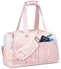 Girl Gifts, Kids Overnight Bag, Birthday Gifts for Women Daughter Sister Friends 8 9 10 11 12 13 14 15 16 17 18 Year Old Girl Duffle Bag Teen Girl Gifts Trendy Stuff Initial Travel Weekender Dance Bag B0DT6QHCXW