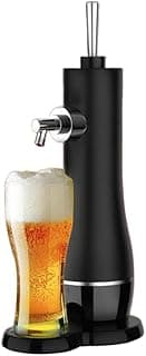Draft Beer Dispenser, Beer Foam Maker, Beer Draft System for Canned and Bottled, Beer Gifts for Men, Father's Day, Birthday, Black