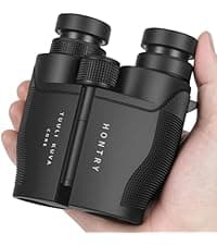 Hontry Binoculars for Adults and Kids, 10x25 Compact Binoculars for Bird Watching, Theater and Concerts, Hunting and Sport Games