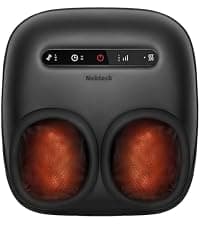 Shiatsu Heated Electric Kneading Foot Massager Machine for Plantar Fasciitis, Built-in Infrared Heat Function and Power Cord Nekteck Foot Massager with Heat, HSA Eligible FSA Massage Tools Gifts B06WGP2CVL