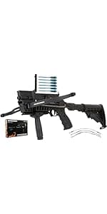 Steambow M10 Tactical Crossbow - Repeating Crossbow with 10-Shot Detachable Magazine for Target Practice, Home Defense, Hunting, Shooting Sports | Accurate 100 ft, Powerful 165 fps, Lightweight 4 lbs